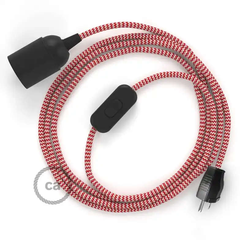 Prezzo Basso SnakeBis - Wiring with socket and Zig-Zag fabric cable - RZ09