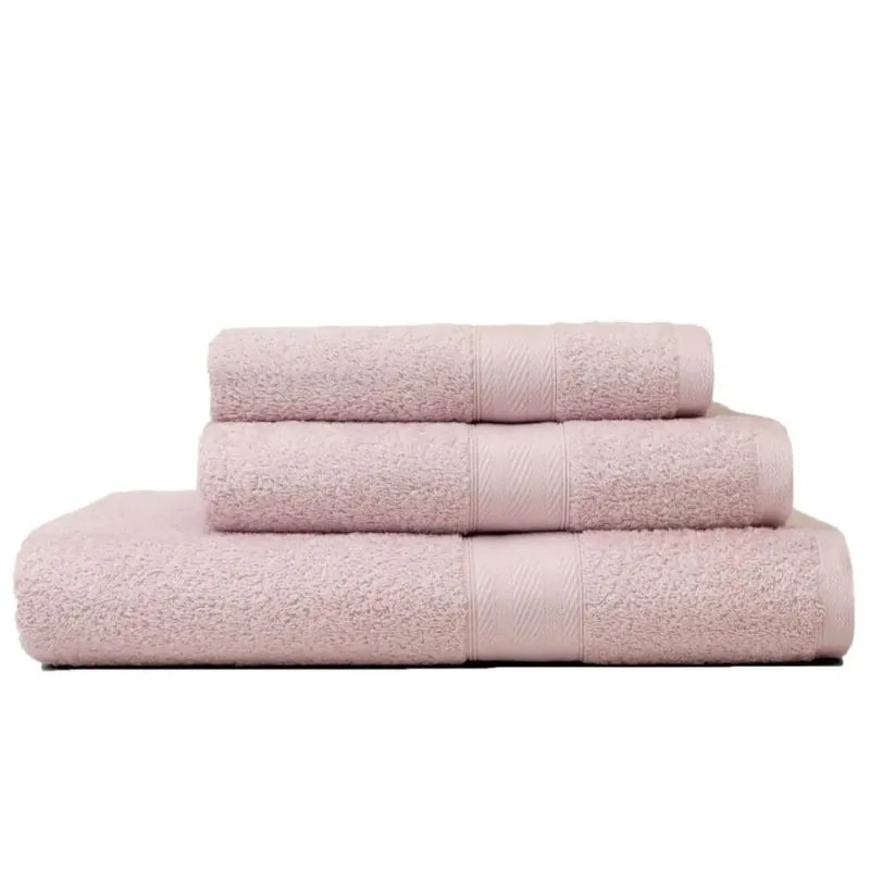 Occasione Tris asciugamani diverse misure ospite + viso + telo bagno in cotone rosa ortensia Teddy