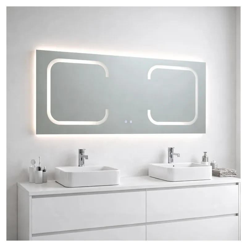Offerta Limitata Specchio 180x80 rettangolare retroilluminato con strisce led