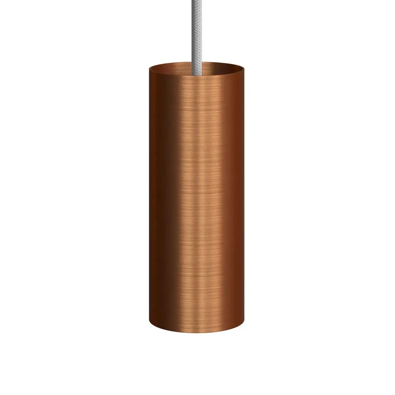Tub-E12, spotlight tube with E12 double-ferrule socket - Brushed copper Ultima Occasione