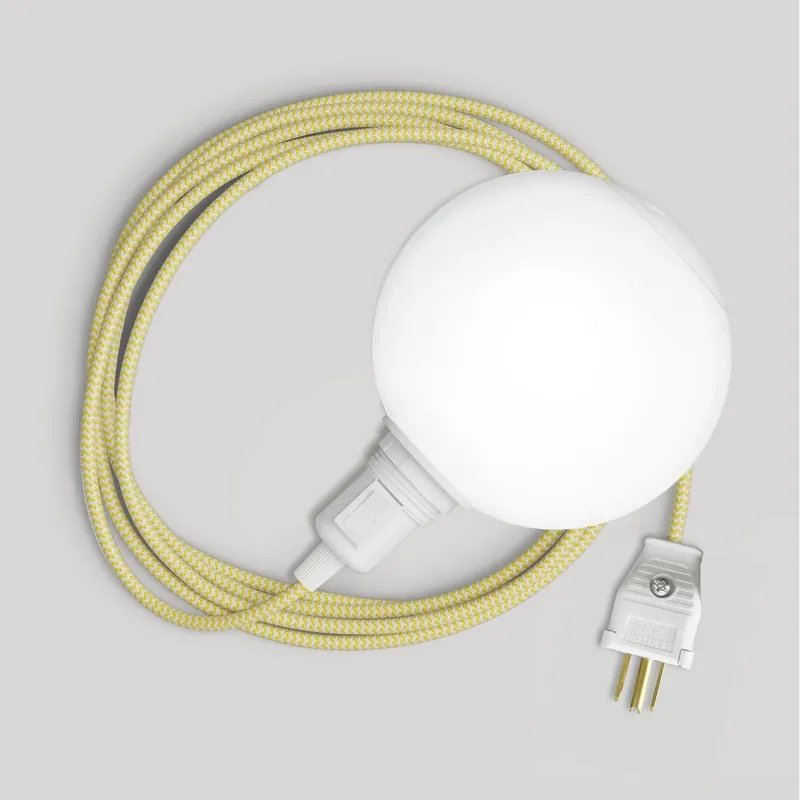 Prezzo Di Fabbrica Snake portable lamp with socket switch, plug, and Unbreak-a-Ball unbreakable shade - RZ10