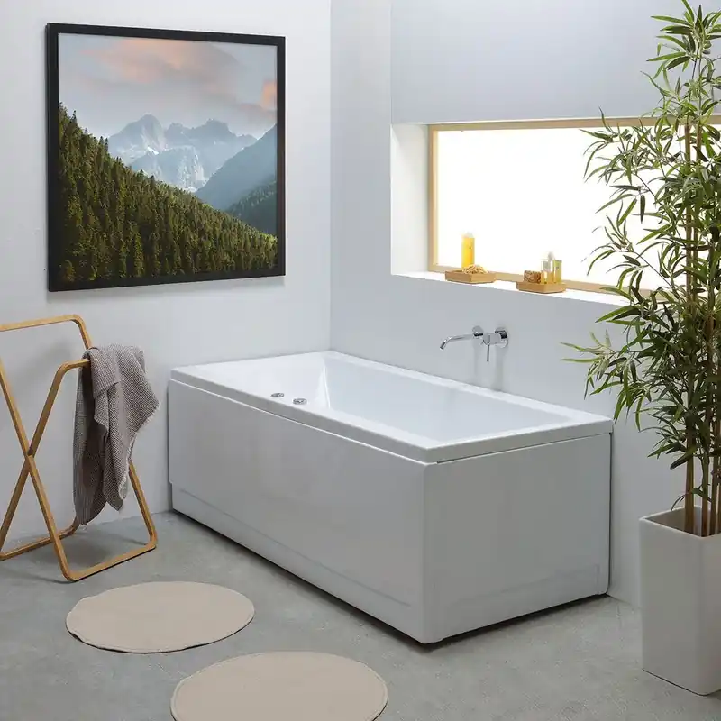Vasca da bagno rettangolare con idromassaggio Adele Occasione
