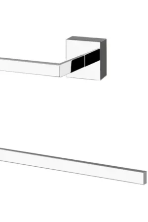 Anneau porte-serviettes avec installation murale Pollini Cube P1014 Popolare