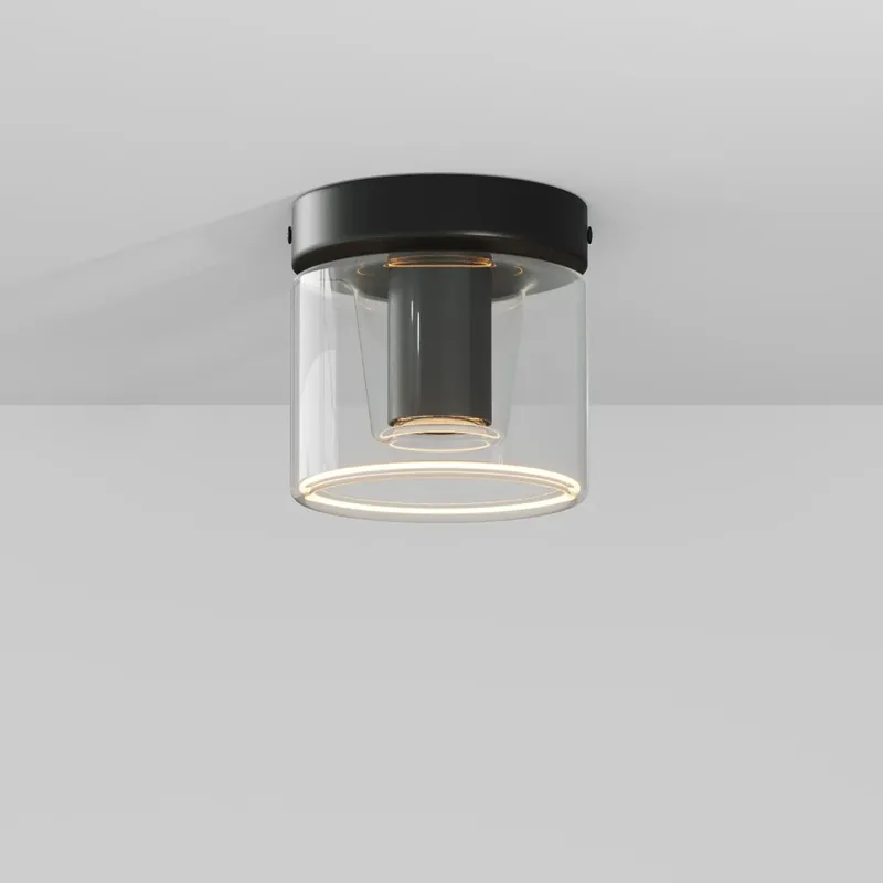 Fermaluce wall lamp Black with G03 bulb Popolare