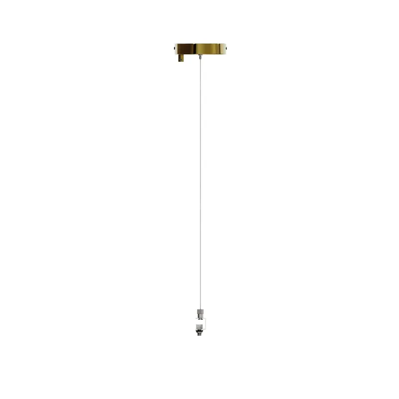Ceiling canopy Kit Ø 120 mm with steel suspension and millimetric balancer – Brass Promozione Esclusiva