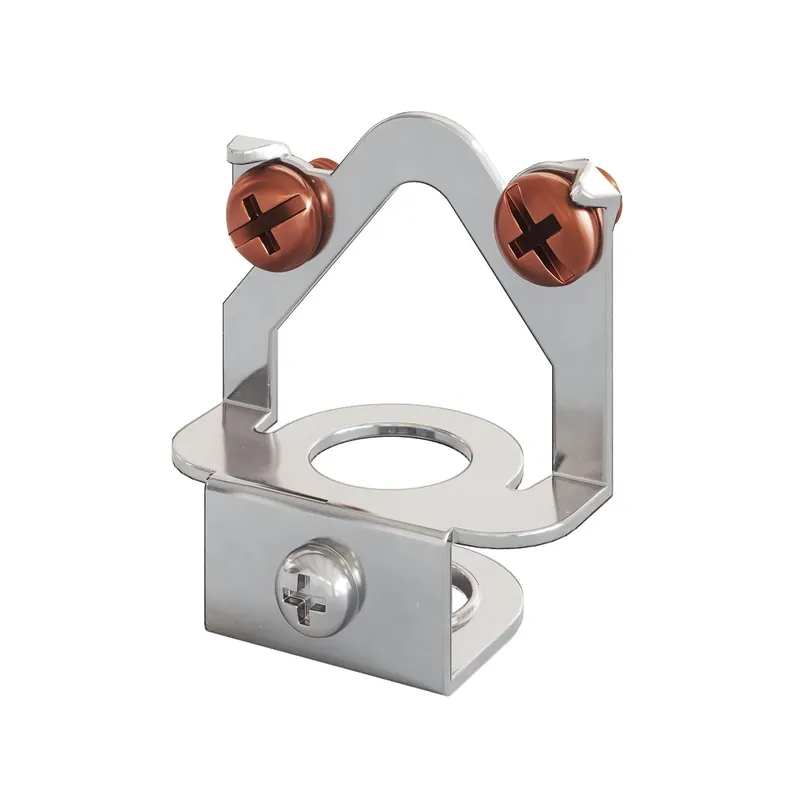Germany hook for ceiling canopy with double earthing - M10x1 connection Subito Disponibile