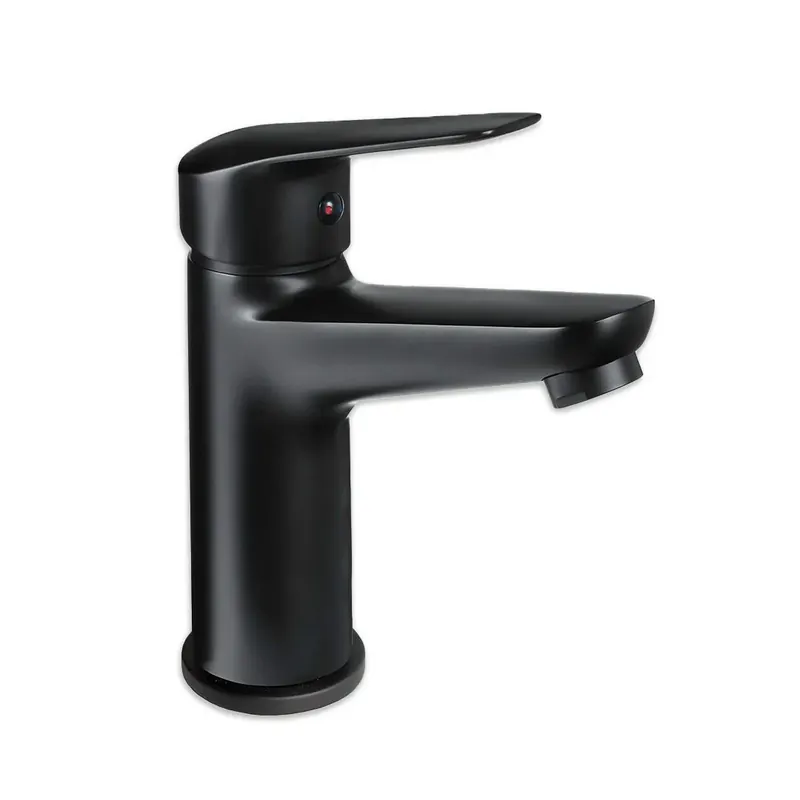 Prezzo Scontato Rubinetto lavabo nero opaco in ottone design moderno Bormio