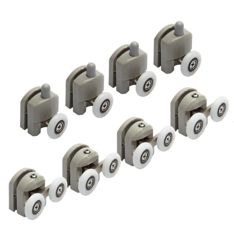 Must-Have Set 8 rotelline per box doccia rettangolare cromato