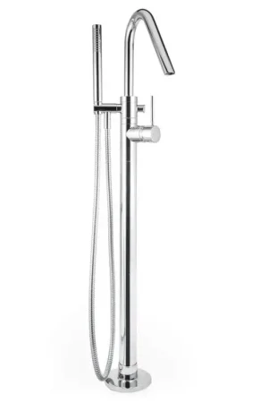 Mitigeur baignoire au sol avec set de douche Porta & Bini Forma 23105 Consegna Rapida