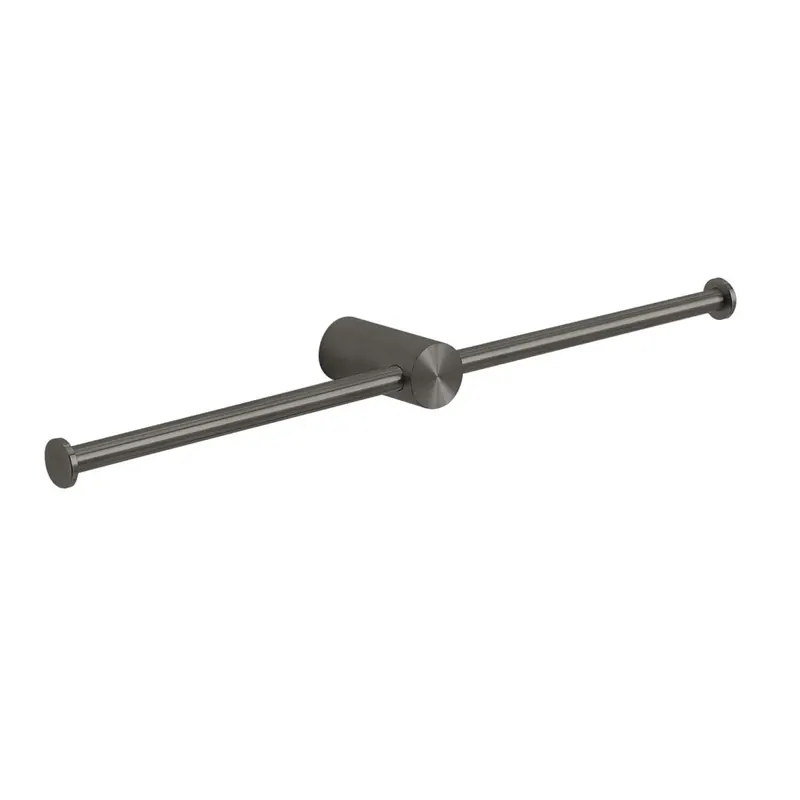 Portarotolo di riserva in acciaio inox gun metal Aloe Bestseller