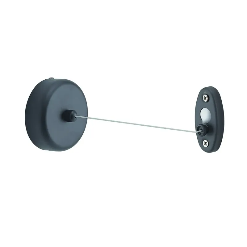 Occasione Imperdibile Filo stendibiancheria riavvolgibile in acciaio inox gun metal Tullo