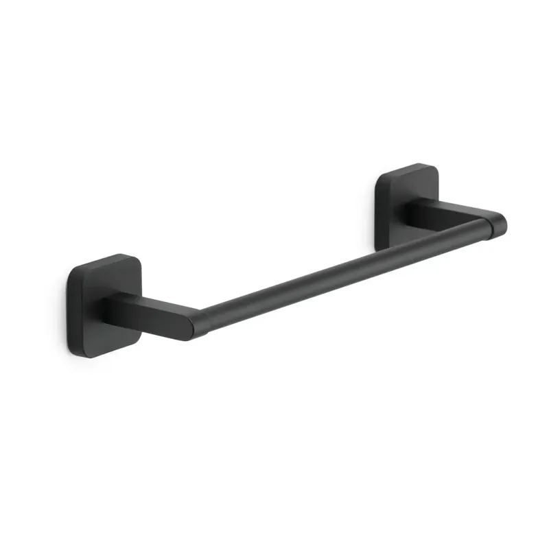 Nuova Collezione Portasalviette 30 cm nero opaco da muro Tahiti
