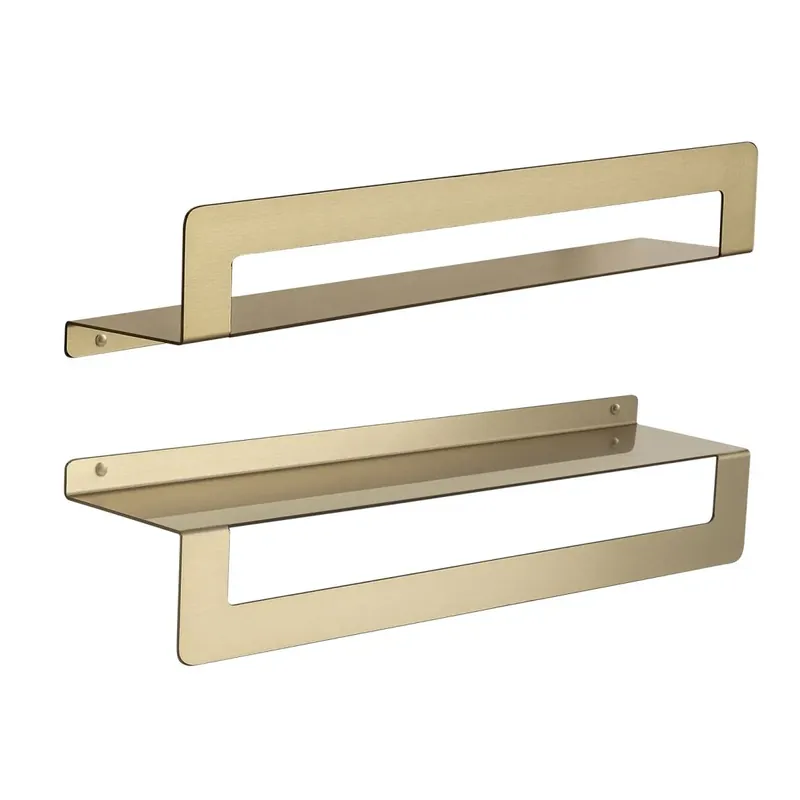 Portaoggetti doccia e mensola portasciugamani 50 cm oro matt Camelia Offerta Lampo