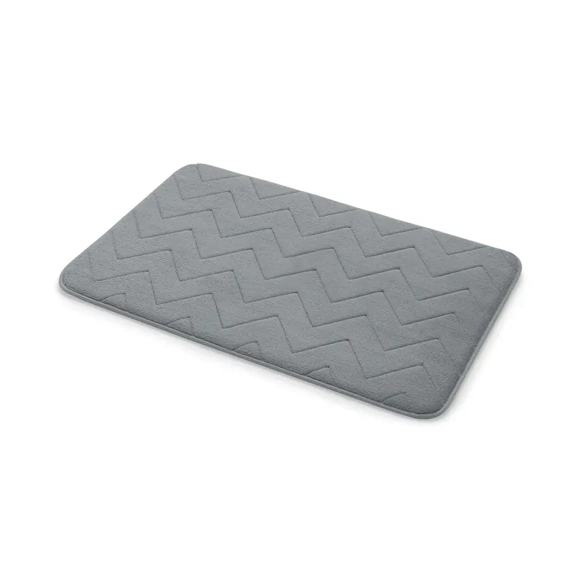 Spedito Oggi Tappeto bagno grigio 50x80 cm antiscivolo in poliestere Melissa