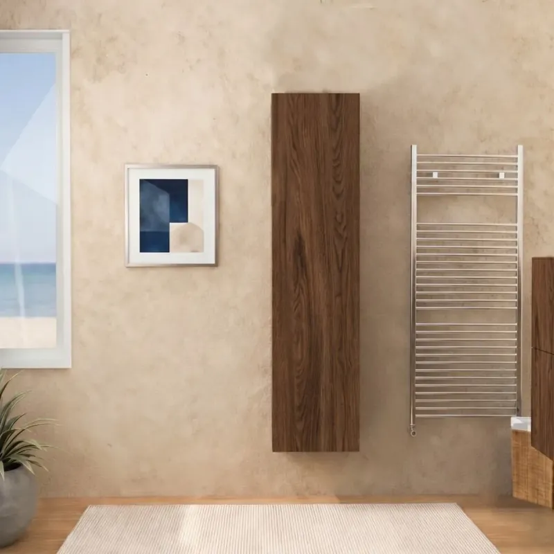 Nuovo Arrivo Colonna bagno tabacco moderna salvaspazio 139 cm Hollywood