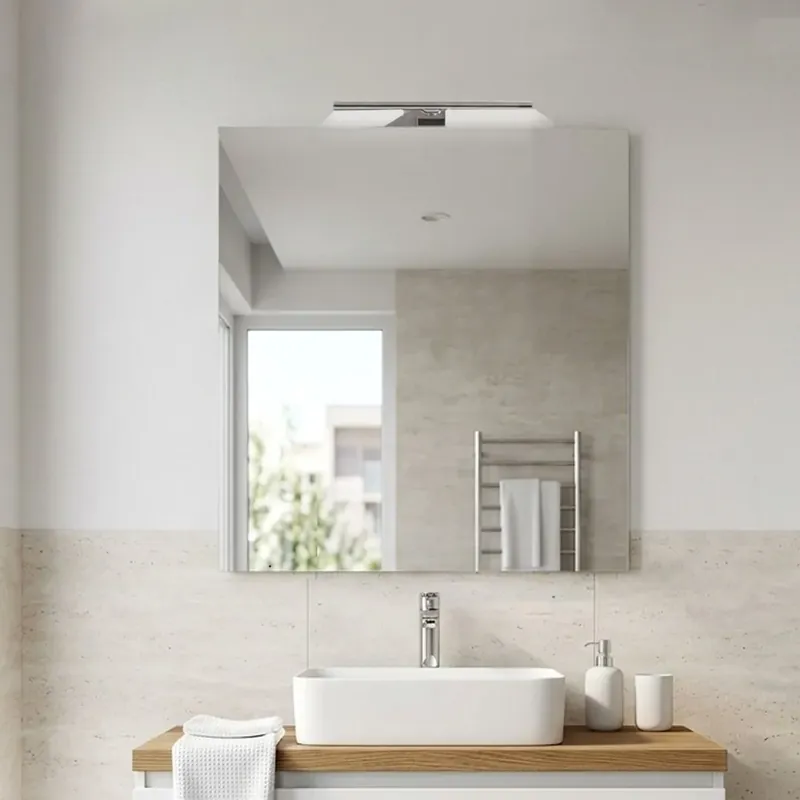 Occasione Imperdibile Specchio semplice 100x110 con lampada LED per bagno