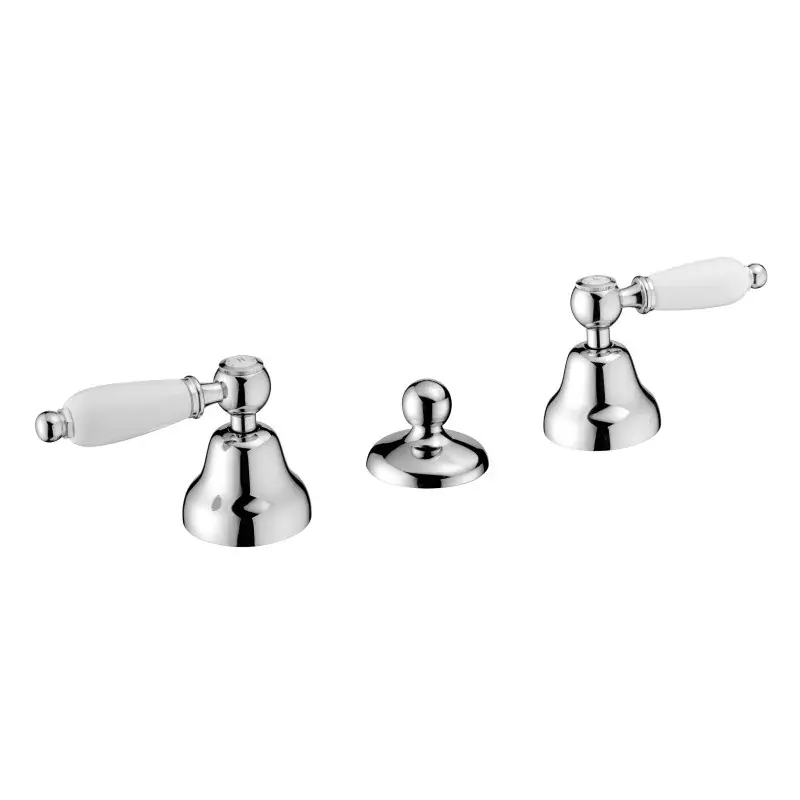 Nuova Collezione Robinet double levier pour bidet 3 trous vidage 1"1/4 Porta & Bini Queen 12156CR