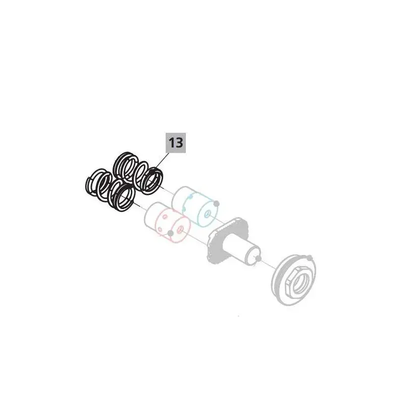 Affare Ressort de rappel inox pour pédales de mixage Idral 02095