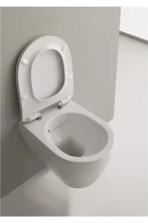 Cuvette suspendue Scarabeo Moon Clean Flush Hung WC 5520/CL Offerta Lampo