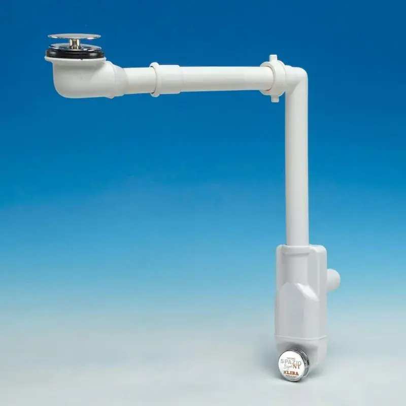 Siphon gain de place avec ouverture pour l’inspection pour lavabo LIRA A.8274.04 Soddisfatti O Rimborsati