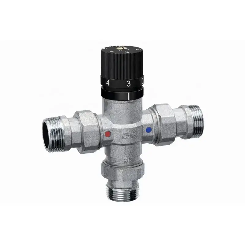 Mitigeur thermostatique à raccordements M Far Rubinetterie 3956 Reso Gratuito