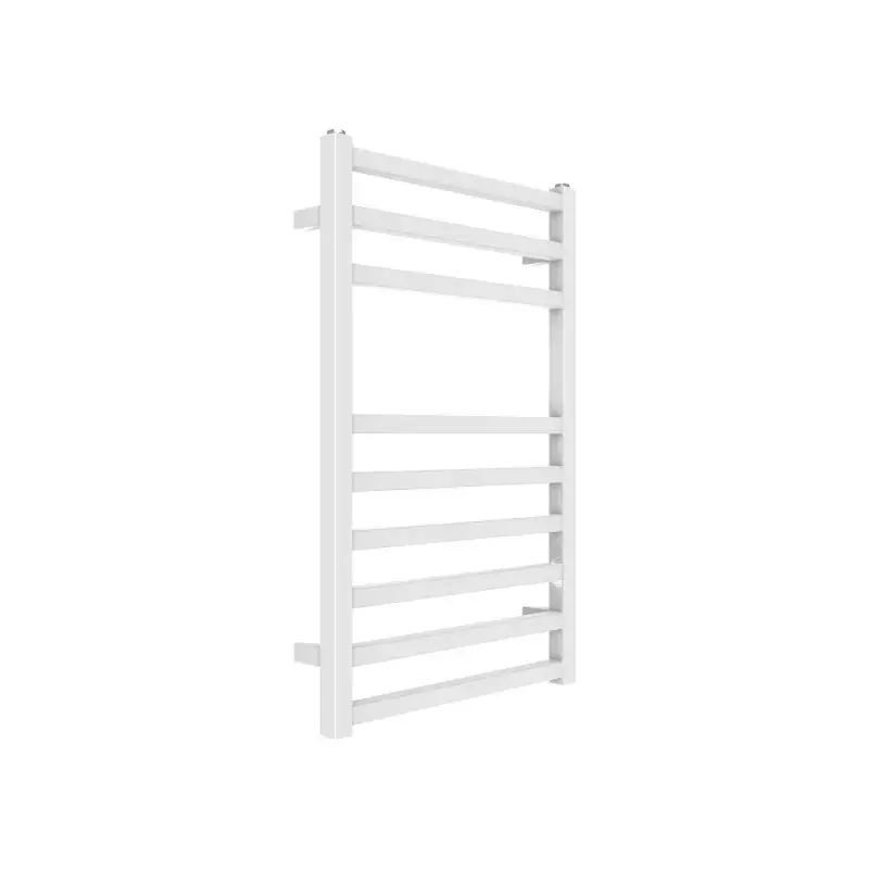 Sèche-serviettes hydraulique, modèle carré, coloris blanc 770 x 500 mm Ercos Square ASSQAF901005000770 Consegna Rapida