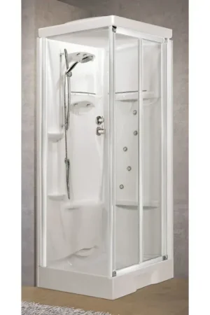 A Buon Prezzo Cabine de douche multifonctionnelle modèle hydromassage 120 x 80 Novellini New Holiday 2P NNH2P120T19F-1D