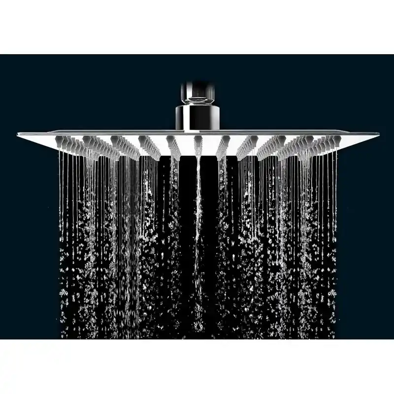 Pomme de douche carrée en acier Tecom LS Saldi
