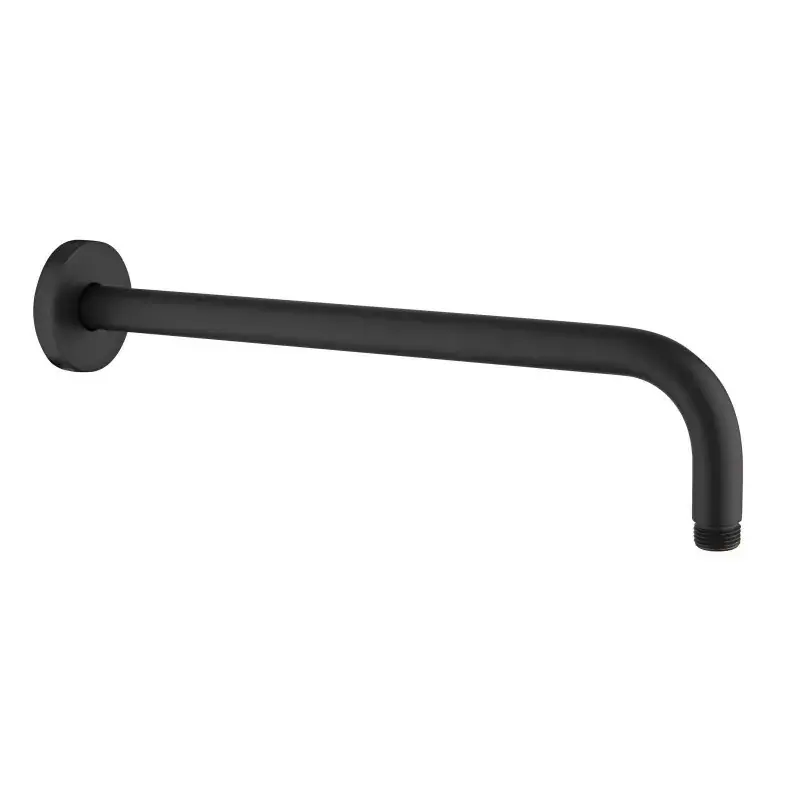 Bras de douche rond noir mat, taille 350 mm Tecom BRD35RNR Compra Online