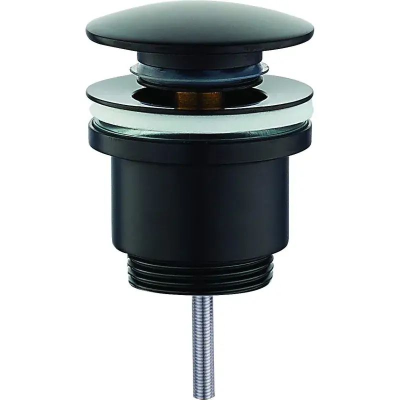 Vidage rond clic-clac noir mat Piralla Rubinetterie PCUNR Subito Disponibile