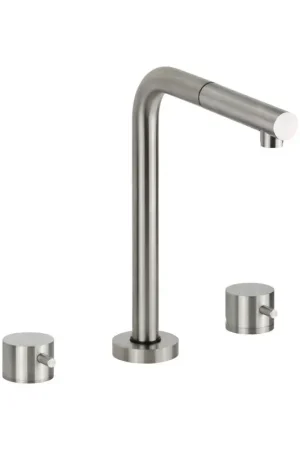 Bestseller Mélangeur de cuisine pliable à trois voies en acier inoxydable Quadro srl 543.12AS