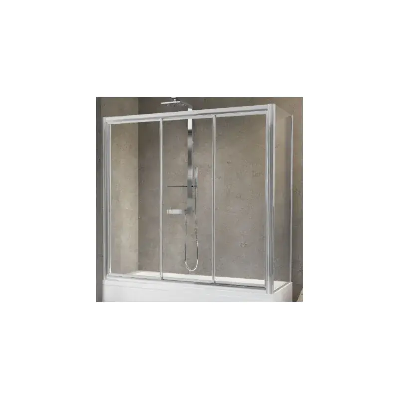 Pagamento Sicuro Pare-baignoire avec 3 portes coulissantes bilatérales Novellini Aurora 3PV4
