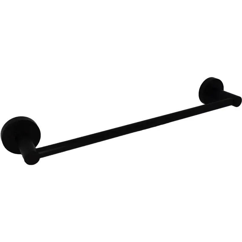 Porte-serviettes de salle de bain rond noir mat de 60 cm Capannoli Hoop HP160 MM Non Perdere