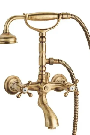 Mélangeur de groupe de bain externe de luxe en couleur bronze Porta&Bini Old Fashion 62500BR Prezzo Basso