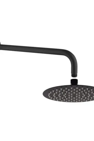 A Buon Prezzo Set de douche noir mat Ø30 cm pomme de douche bras 40 cm Tecom KITSOF4NO