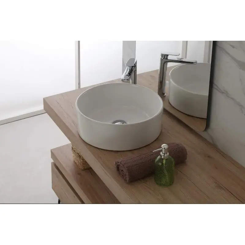 Promozione Vasque à poser en céramique Feridras 606130