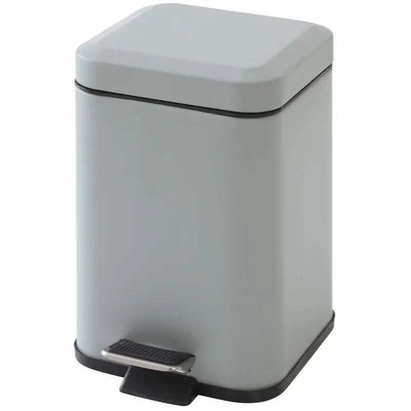 Poubelle grise de 3 litres avec fond amovible Feridras 151058 Ultima Occasione