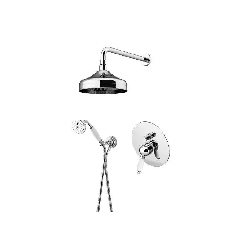 Composition complète pour douche de couleur chrome Gattoni Orta KT100/27C0.OL Saldi