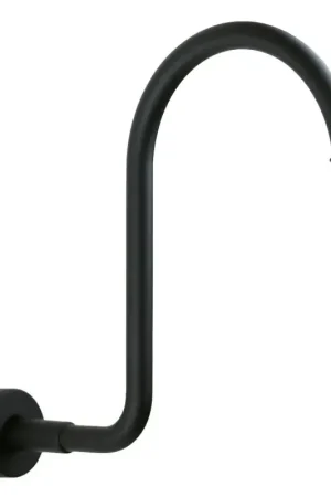 Bras de douche rond en laiton finition noir mat 305 mm Sphera Nuovo Arrivo