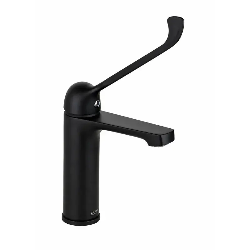 Occasione Imperdibile Mitigeur monotrou avec levier clinique en noir mat Gattoni 5004650NO.LC