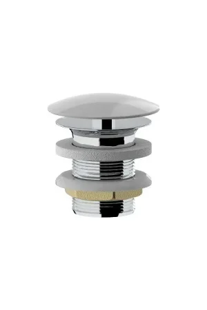 A Buon Prezzo Vidage clic-clac 1"1/4 blanc brillant avec bouchon céramique Ercos BTSCALVR67