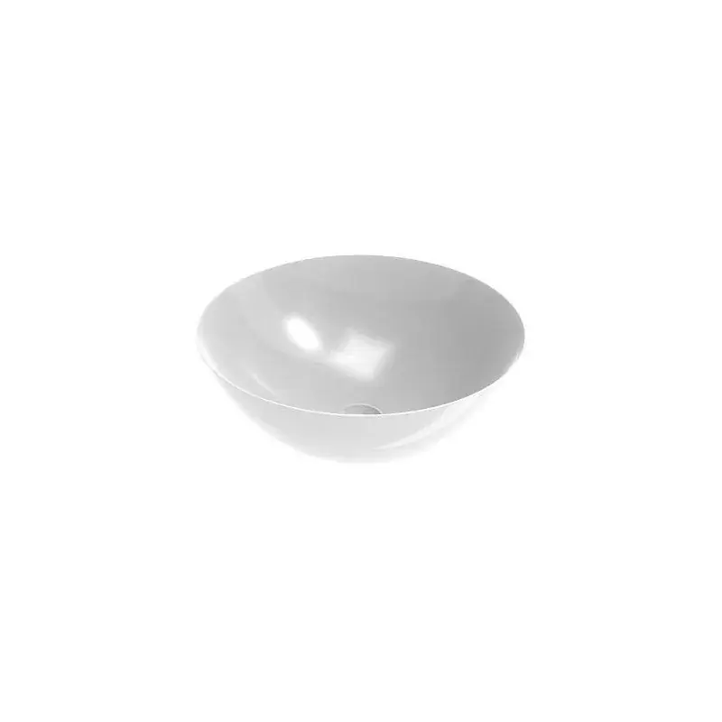 Vasque à poser en céramique blanche brillante 155x416 mm Ercos Musa BLCERLMUSA0001 Esclusivo