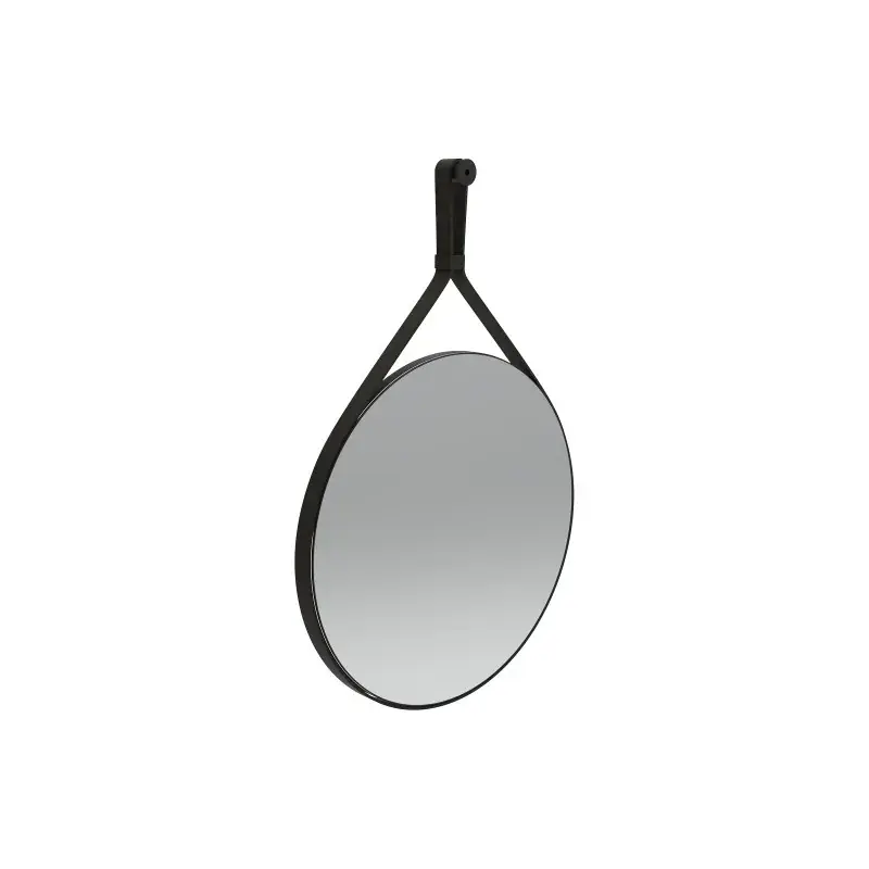 Miroir rond Ø60 mm avec bande noire en éco-cuir Ercos BESPEPTOND0060 Ultima Occasione