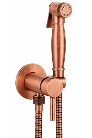 Bestseller Ensemble de bidet à encastrer avec mitigeur et douche en laiton finition cuivre Pollini acqua Desing D09181203RA