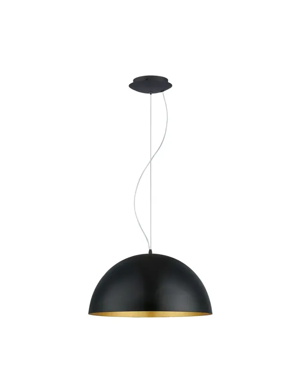 Spedizione Espresso Sospensione moderna nera e oro GL0872