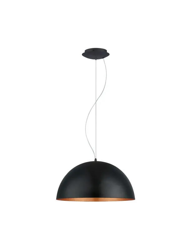 Ultima Occasione Sospensione moderna nera 1 luce GL0874