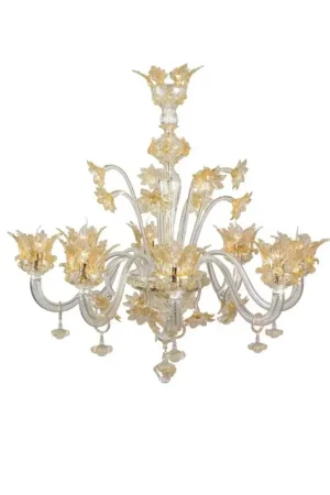 Lampadario murano di venezia 8 luci 7653/8 Spedito Oggi