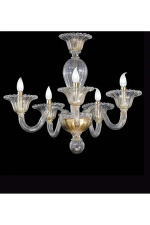 Compra Oggi Stesso Lampadario murano di venezia 5 luci 6843/5