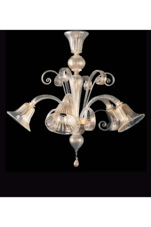Compra Adesso Lampadario murano di venezia 5 luci 6243/5