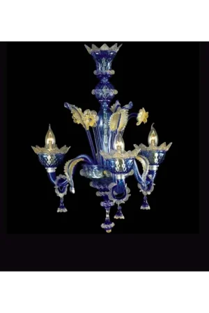 Lampadario murano di venezia 3 luci 7437/3 Nuova Collezione